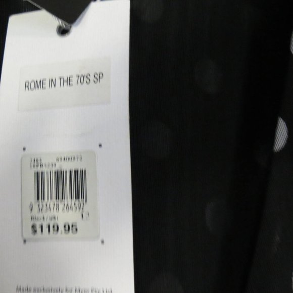 NWT PIPER Black & White Spotted Midi-Dress Long Sleeves SIZE 12 $80 (RRP $120)💛 - Picture 9 of 12